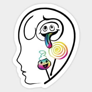 Mindset: Ice Cream & Lollipops Sticker